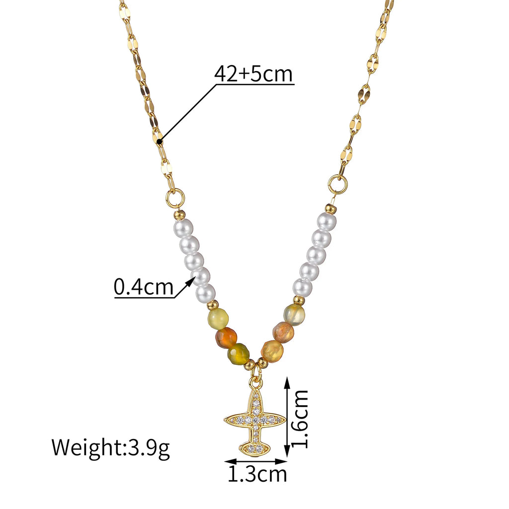 New Trend Natural Stone Necklace