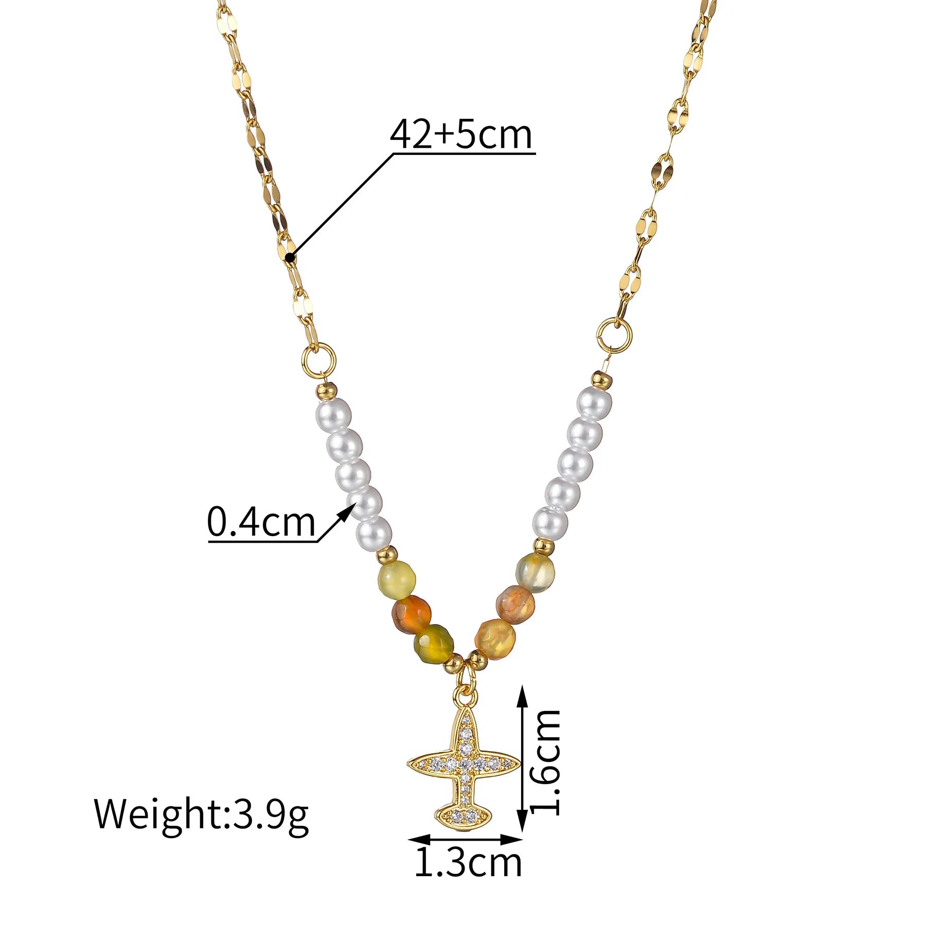 New Trend Natural Stone Necklace