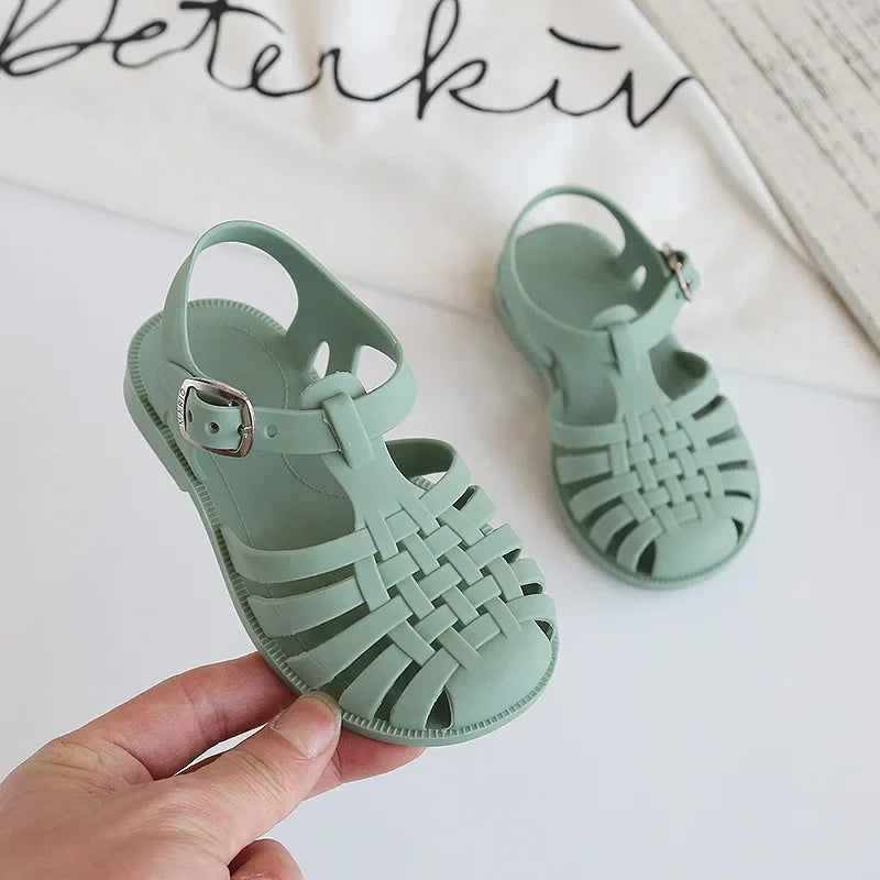 Baby Gladiator Sandals – Breathable Hollow-Out Summer Shoes