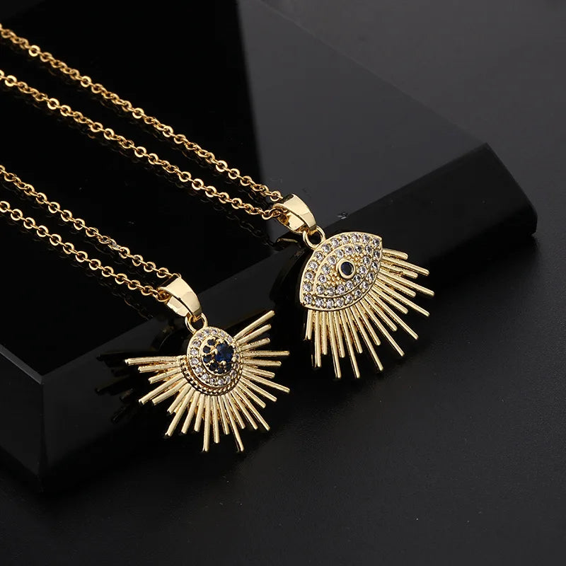 Personality Retro Devil Eye Zircon
