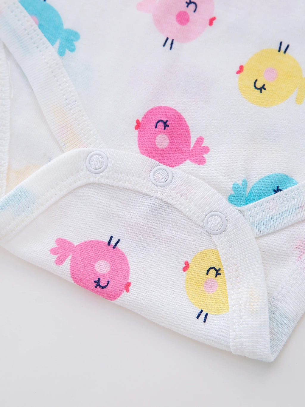 7PCS Infant Summer Outfit, Cotton Sleeveless Jumpsuits