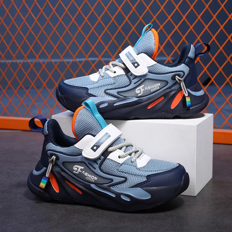 Kids Breathable Casual Sneakers – Outdoor Running & Tennis Shoes