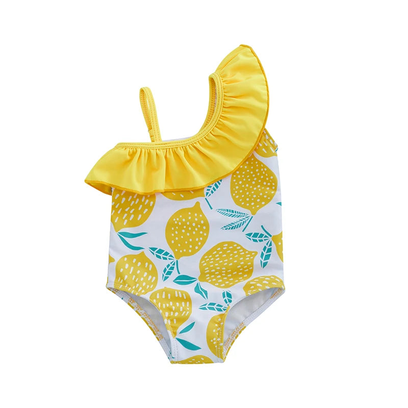 1-6Years Girls Summer Swimsuit