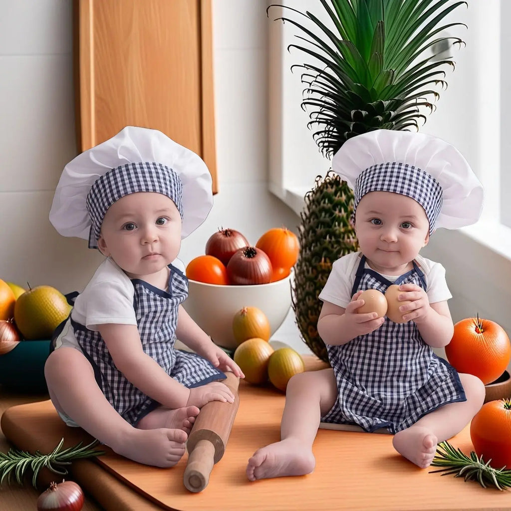 2pcs/set Chef Baby Cook Costume