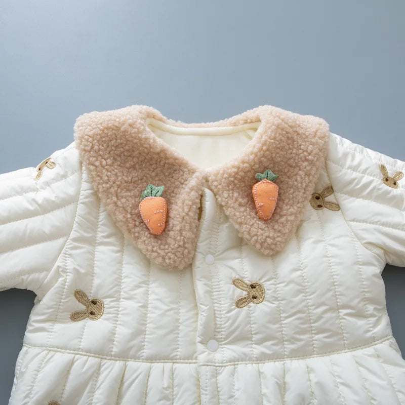 2PCS Winter Baby Clothes Newborn Romper 0-2Y