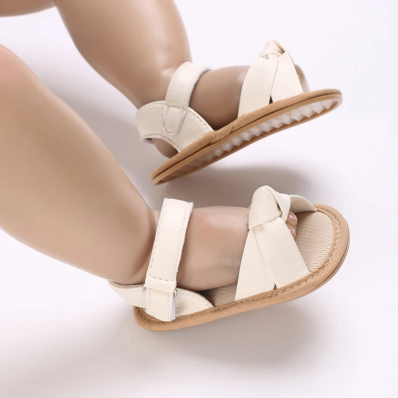 Baby Summer Sandals (0–18M) – Open-Toe Non-Slip Soft Shoes