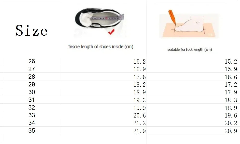 Kids Spring Leather Sneakers – Soft Sole Non-Slip Casual Shoes