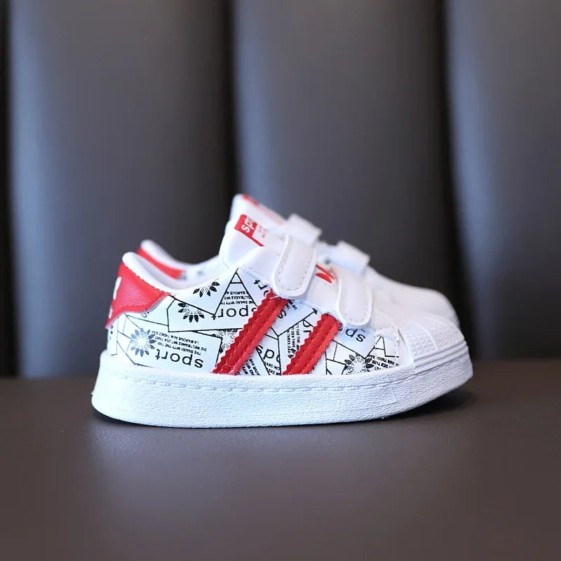 Kids’ Anti-Slip Sneakers – Soft Rubber Casual Shoes (21–30)