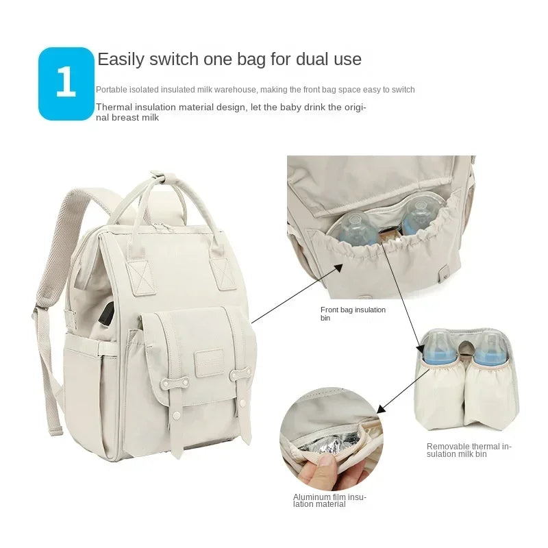 Waterproof Baby Diaper Backpack – Travel & Mommy Bag