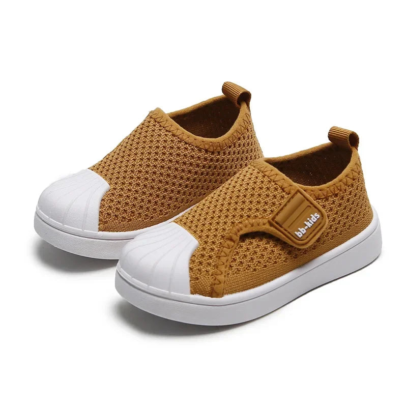 Kids’ Casual Knit Sneakers – Soft School & Skate Shoes (21–30)