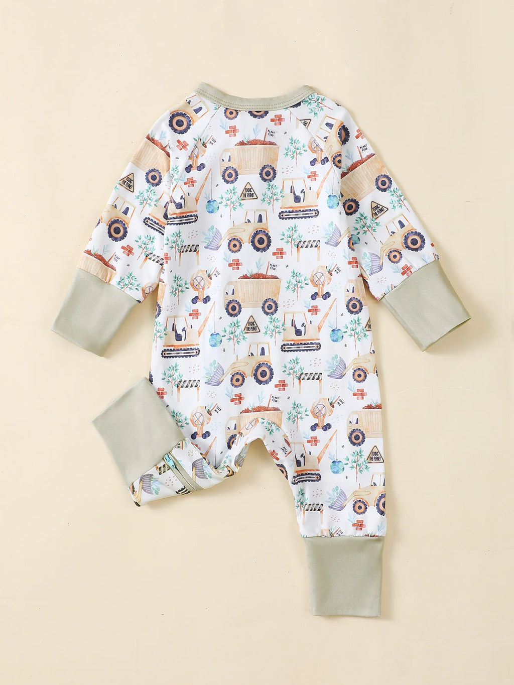 Baby Boys Bear Romper – Long Sleeve (0–12M)