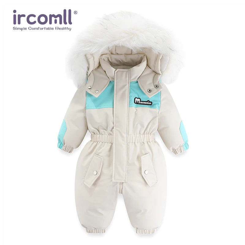Infant Baby Overalls, Thick Winter Outwear -30°C