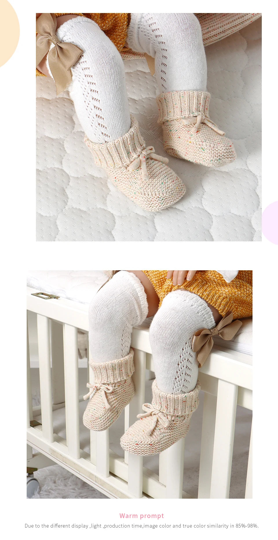Baby First-Step Knit Shoes – Soft Sole Non-Slip Prowlers