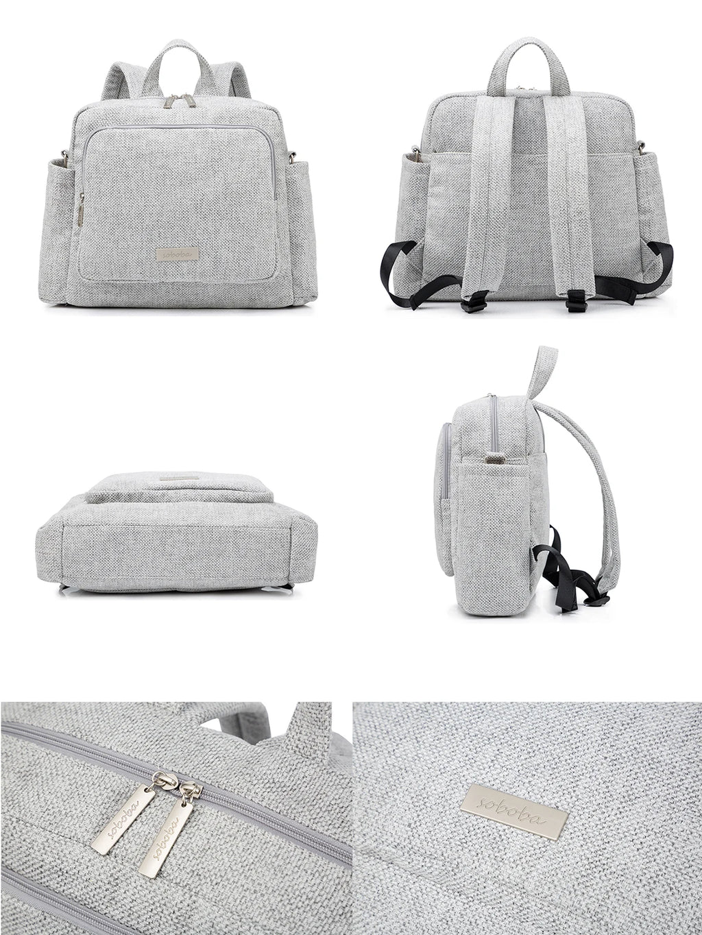 Fashion Mommy Diaper Backpack – Large Capacity, Waterproof, Multi-Functional Nappy Bag for Travel