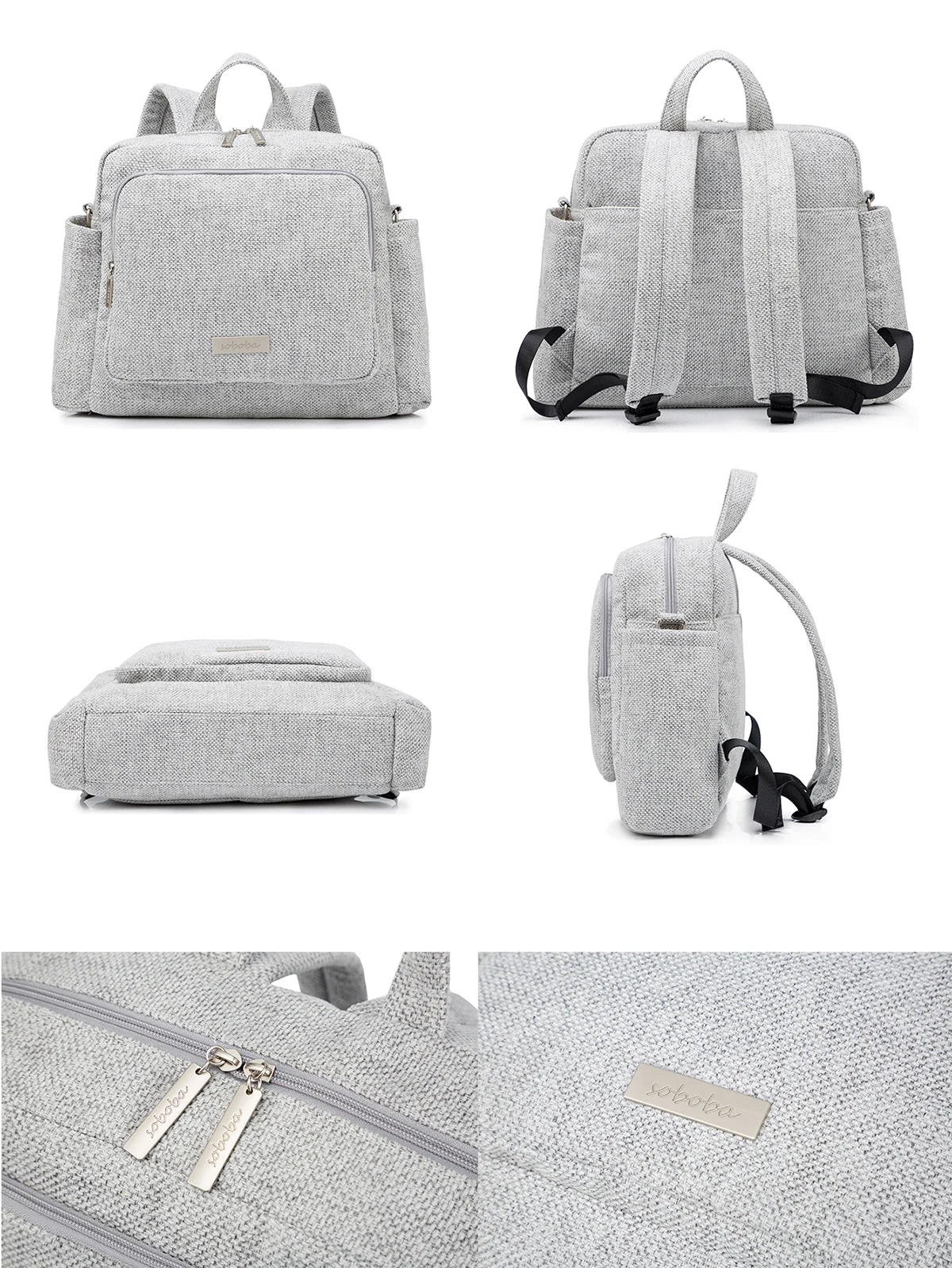 Fashion Mommy Diaper Backpack – Large Capacity, Waterproof, Multi-Functional Nappy Bag for Travel