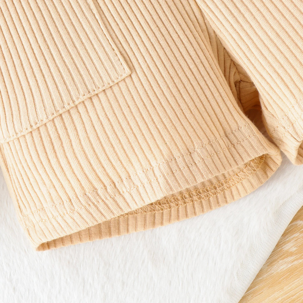 0-4 Years Baby Girls Baby Soft And Comfortable Strip Vest Onesie