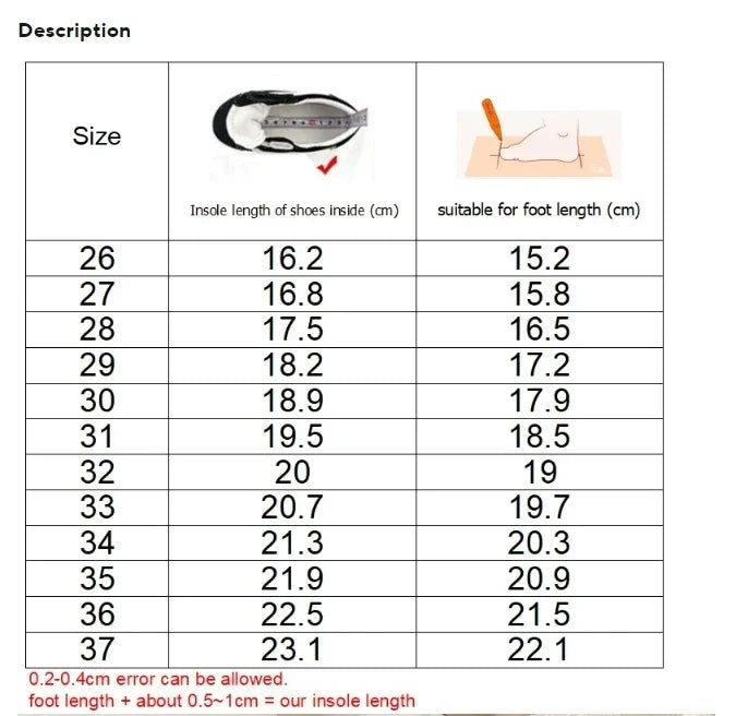 Kids Sports Shoes – Lightweight Breathable Leather Sneakers
