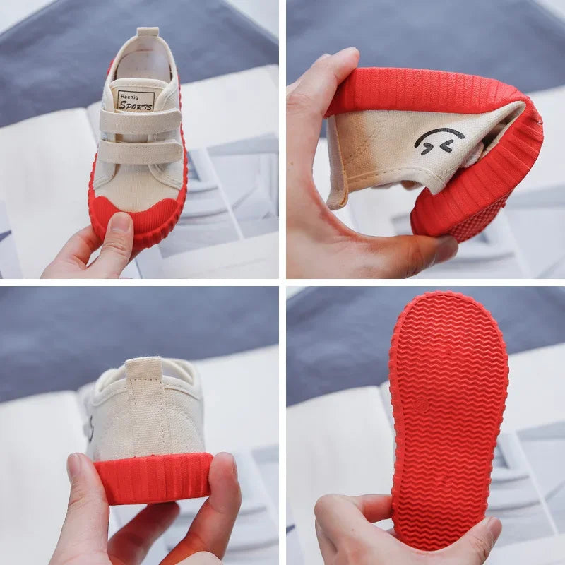 Kids’ Canvas Sneakers – Soft, Non-Slip Casual Shoes (1–9 Years)