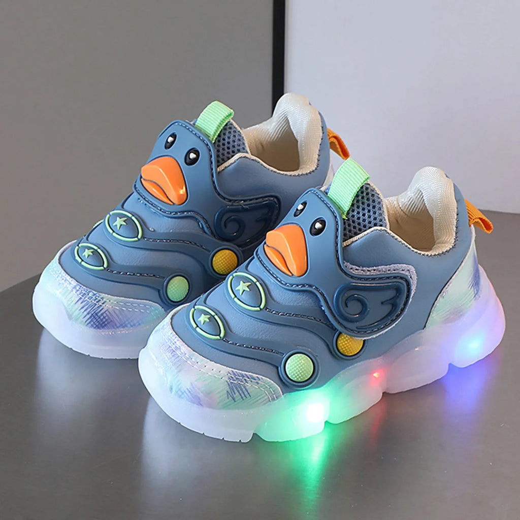 Kids’ LED Sneakers – Breathable, Light-Up Shoes
