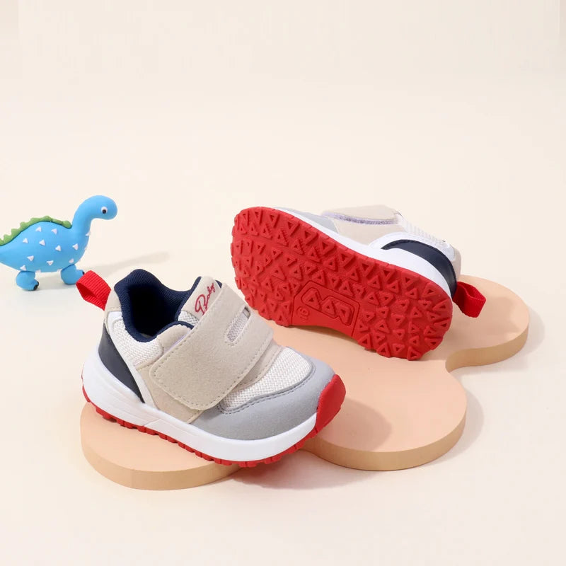 Kids  Prewalker Sneakers – Rubber Sole Anti-Slip Casual Shoes