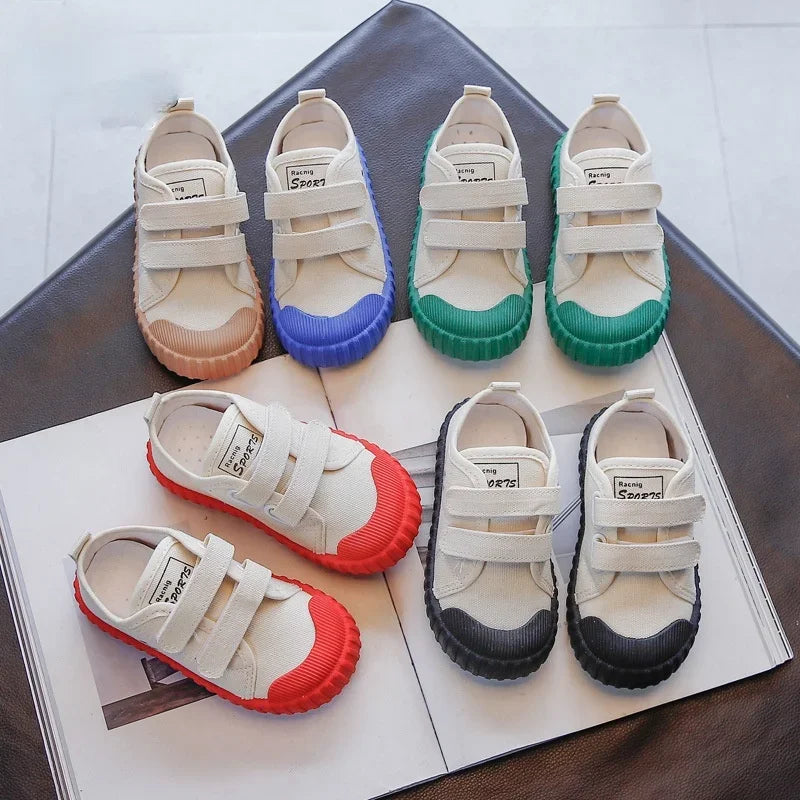 Kids’ Canvas Sneakers – Soft, Non-Slip Casual Shoes (1–9 Years)