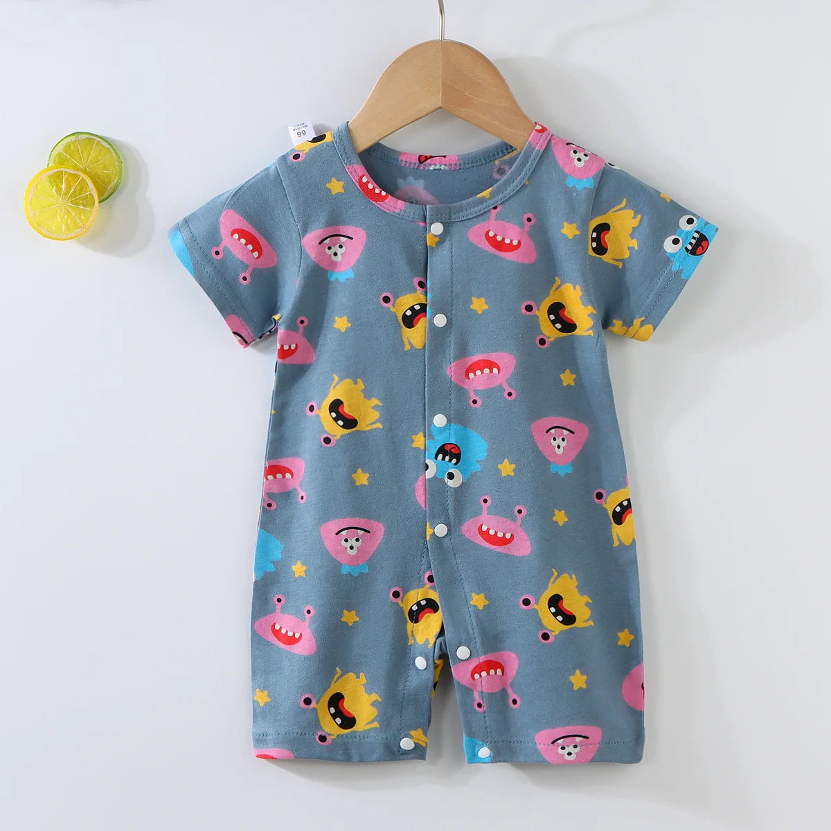 Short-Sleeved Thin Harness Infant Clothes