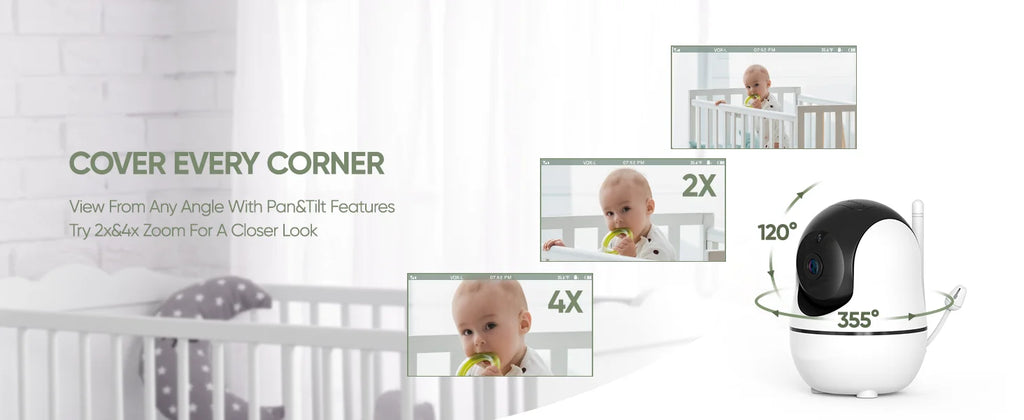 1080P Video Baby Monitor – Split Screen & Hack Proof