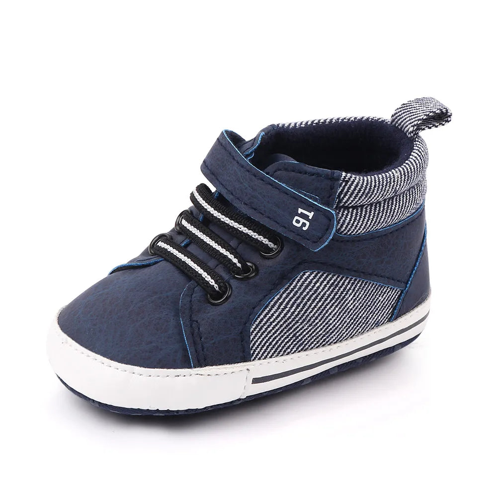 Baby First-Step Sneakers (0–18M) – Soft, Warm, Non-Slip Shoes