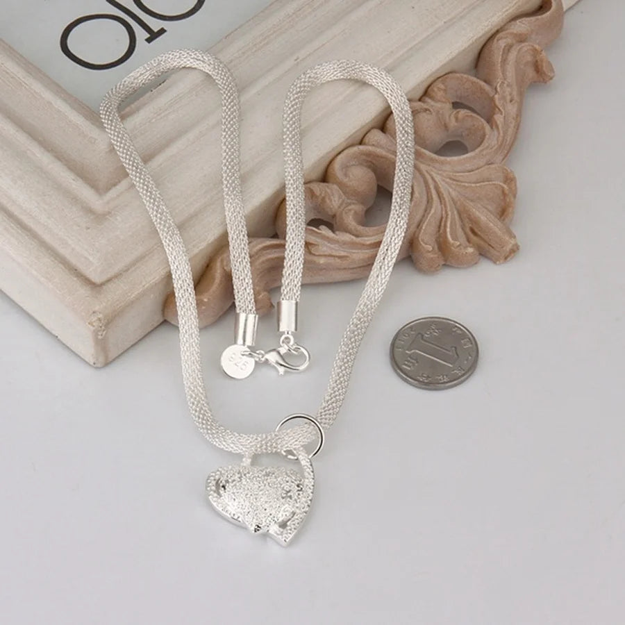 925 Sterling Silver Necklace Gorgeous Charm