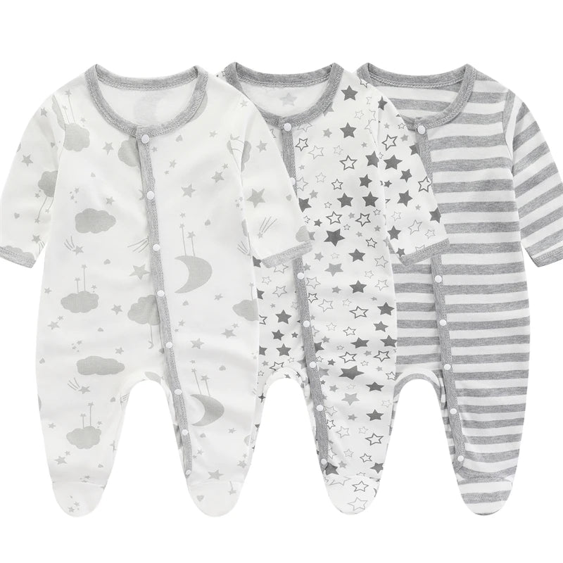 Baby Bodysuit 0–9M, Spring/Summer Romper for Boys & Girls