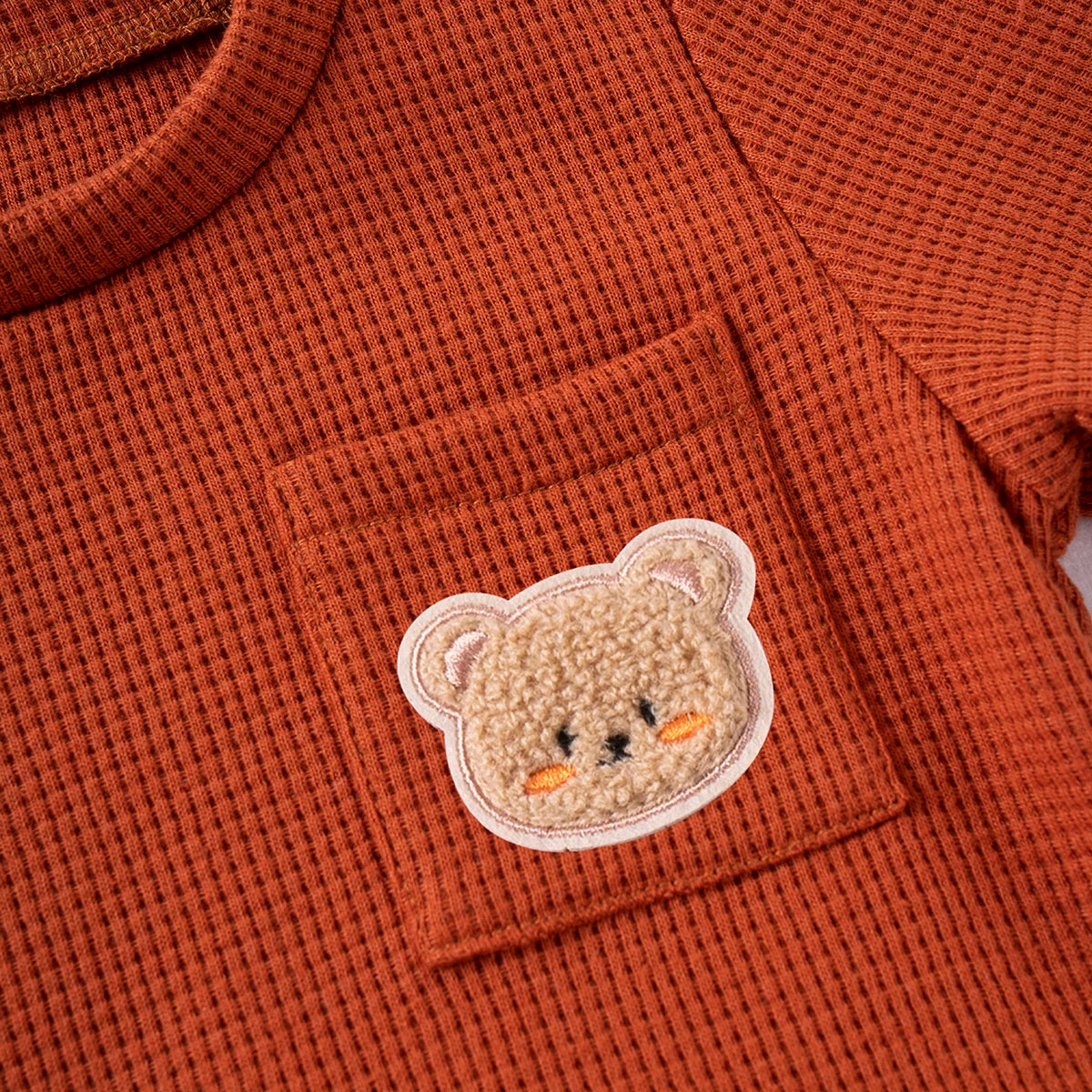 Cute Bear Short Sleeve & Breathable Shorts 2pcs Comfortable