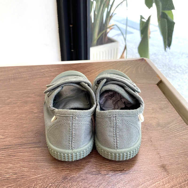 Toddler Kids Retro Canvas Sneakers