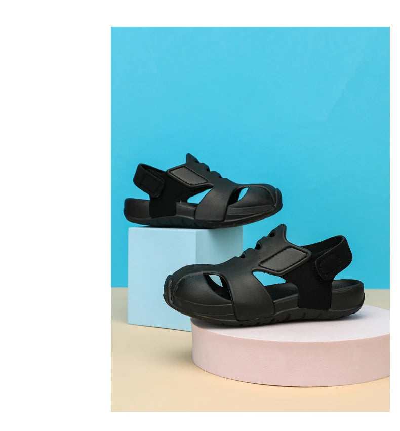 Kids’ Summer Sandals – Candy Color, Breathable Mesh Shoes