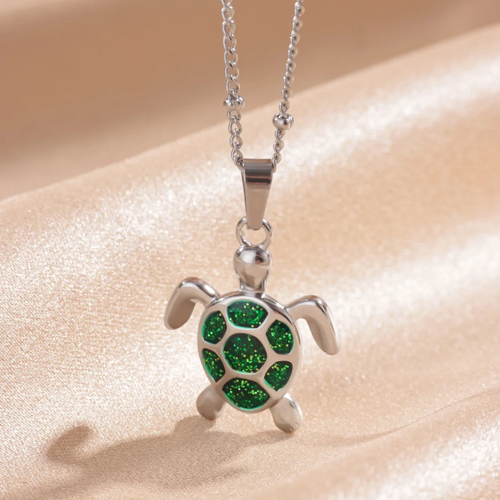 Turtle Spirit Pendant Necklaces For Women
