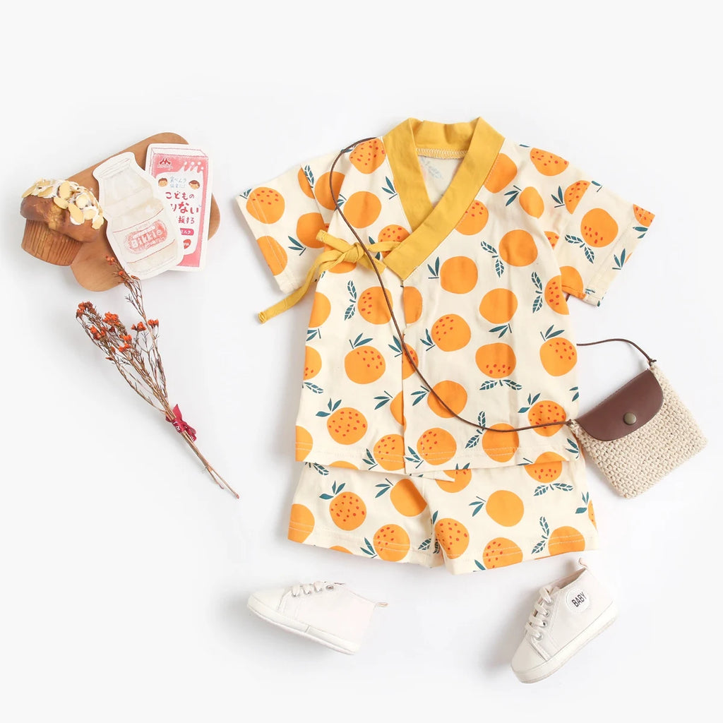 Cute Printing Cotton Baby Boys Girls Clothes