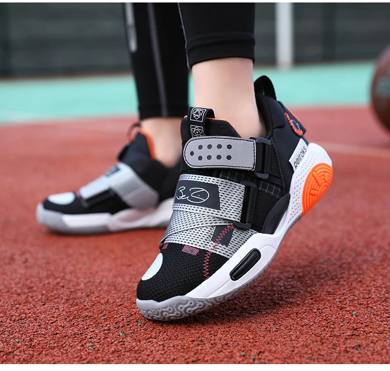 Kids 2024 Basketball Sneakers – Lightweight Non-Slip Sport Shoes