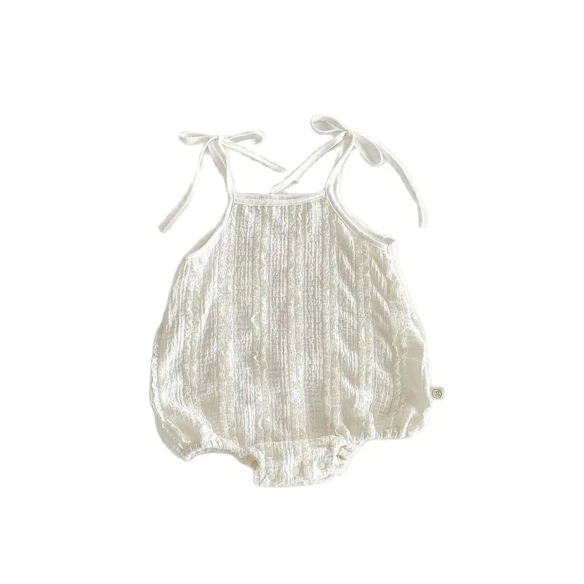 Cute Baby Girl Sling Jumpsuit – Summer (0–18M)