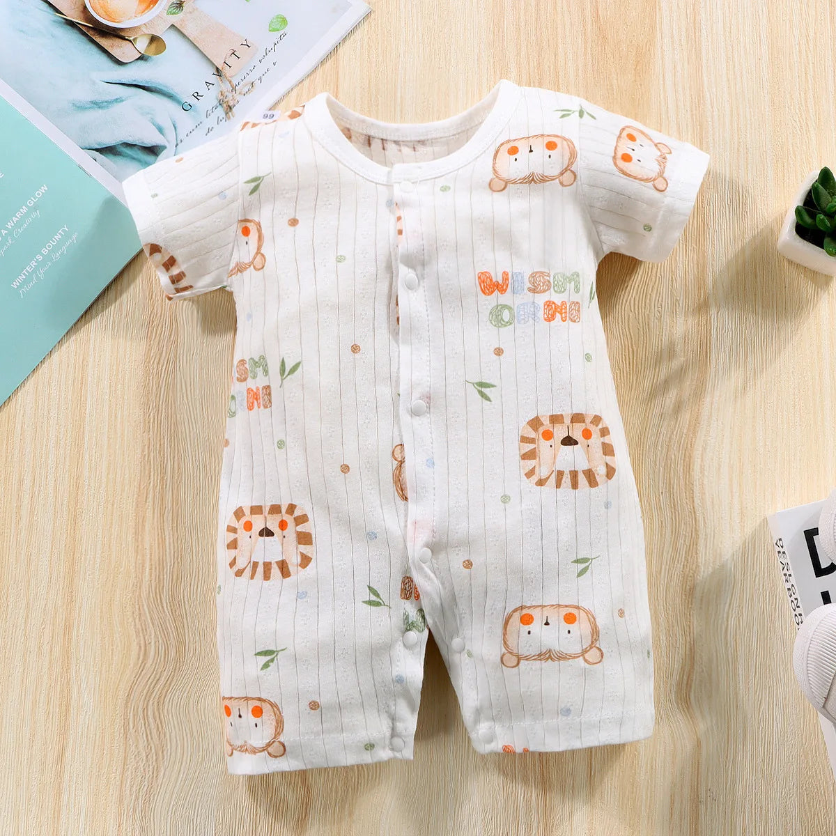 Short-Sleeved Thin Harness Infant Clothes