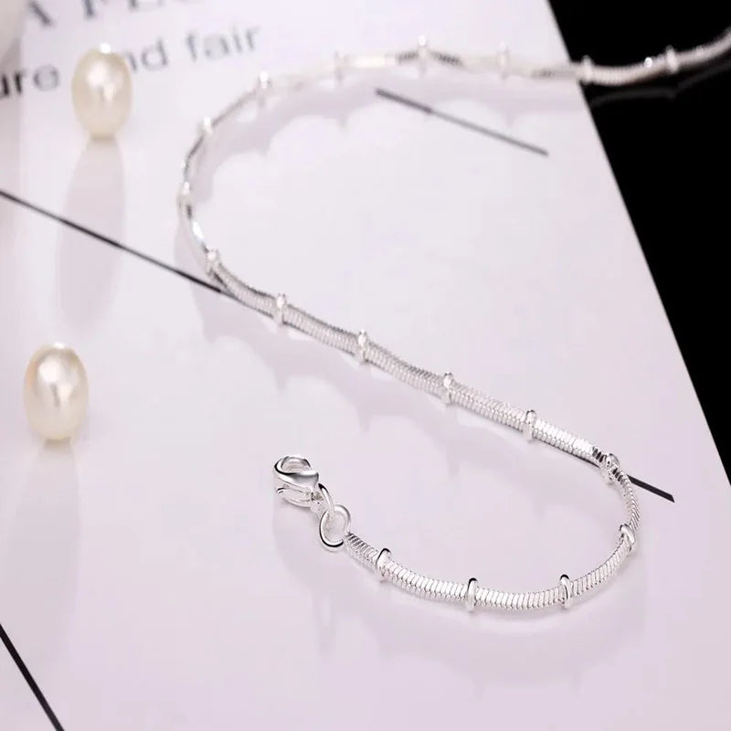 45 50cm 925 Sterling Silver Necklace