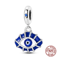 Sterling Silver Evil Eye Dangle