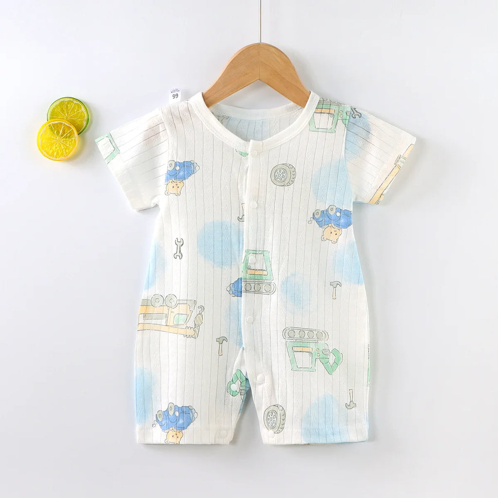 Short-Sleeved Thin Harness Infant Clothes
