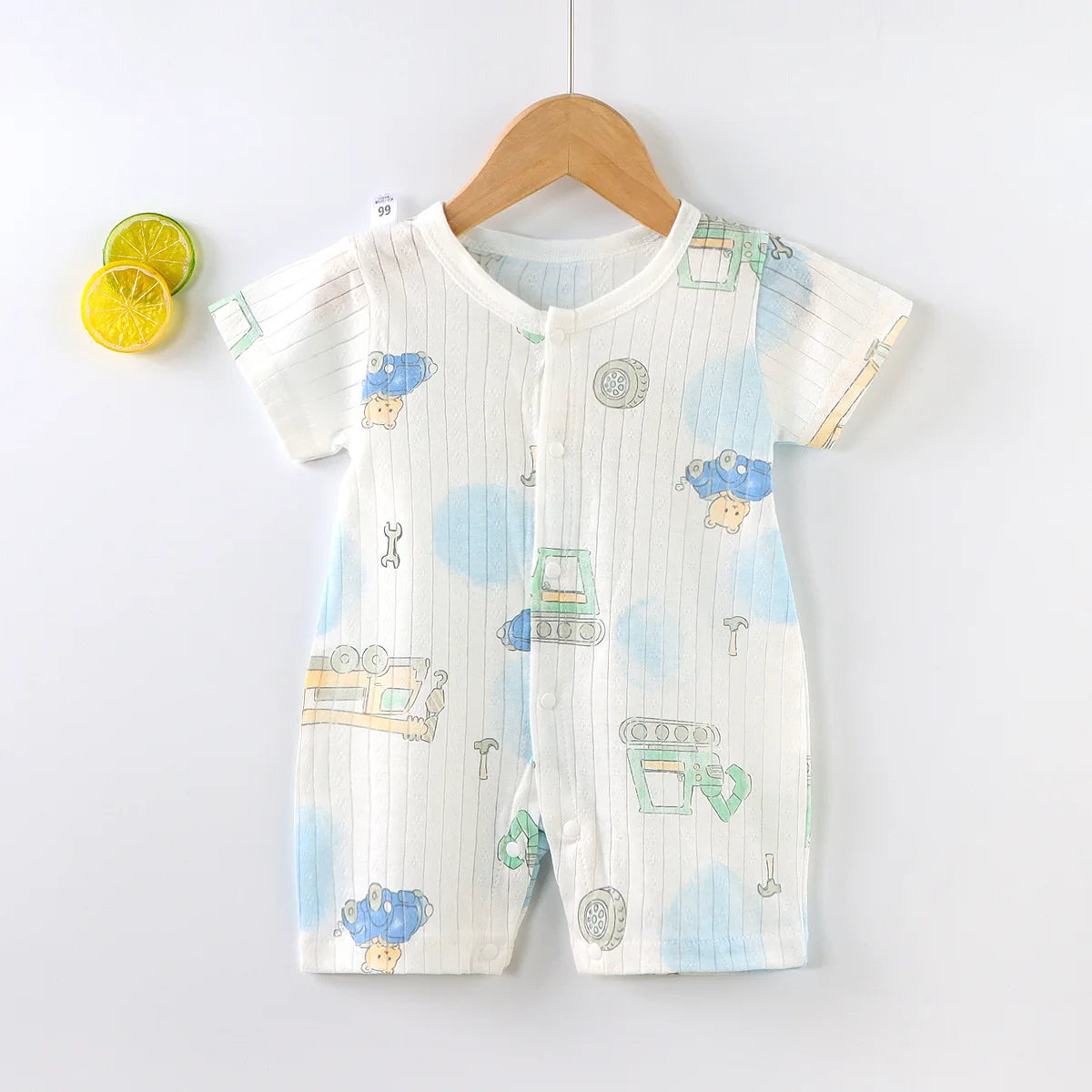Short-Sleeved Thin Harness Infant Clothes