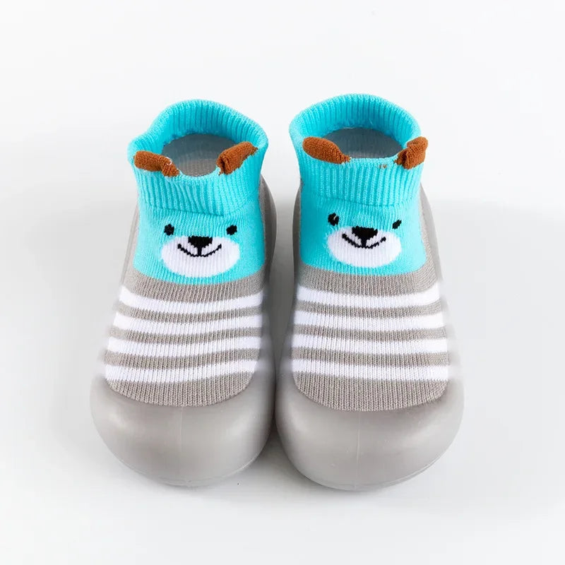 0-3Y Baby Walkers Soft Sole Socks Shoes
