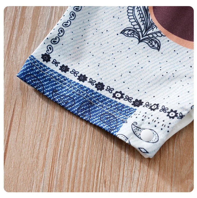 0-18 M Short Sleeved Baby Jumpsuit