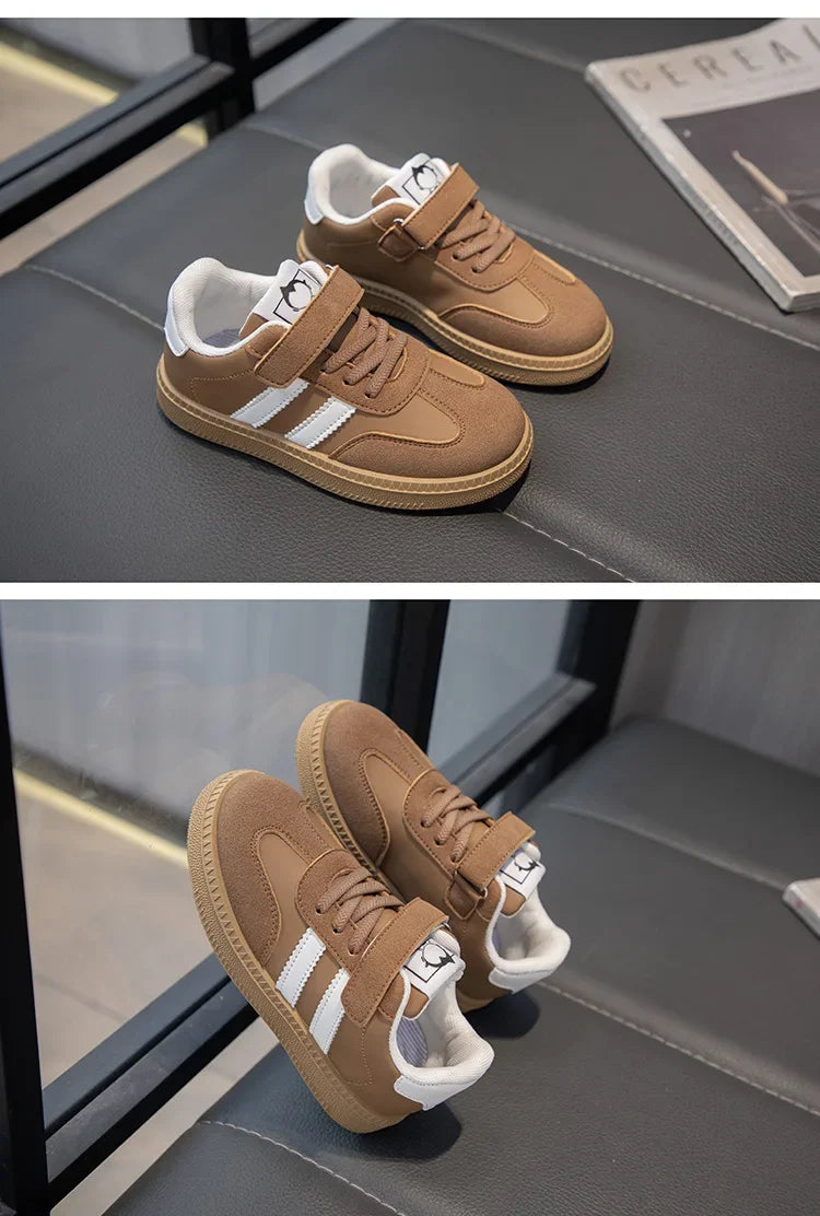 Kids’ Lightweight Skate Sneakers – Breathable, Non-Slip Shoes