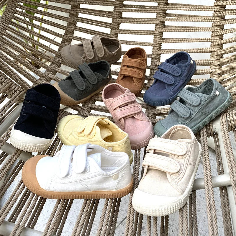 Toddler Kids Retro Canvas Sneakers