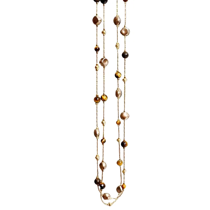 Tiger Eye Stone Necklace