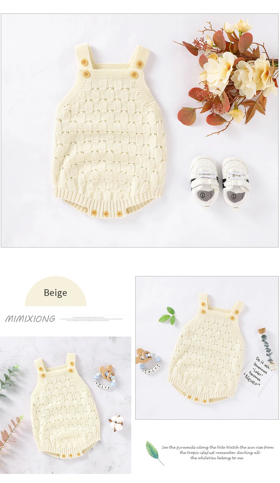 Infant Cotton Onesie for Toddler Boys Girls One Pieces Outfits 0-18m