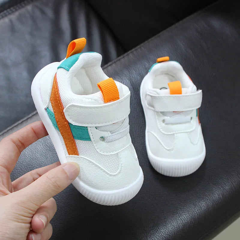 Baby Toddler Shoes (0–3 Years) – Soft Bottom Non-Slip Breathable Sneakers