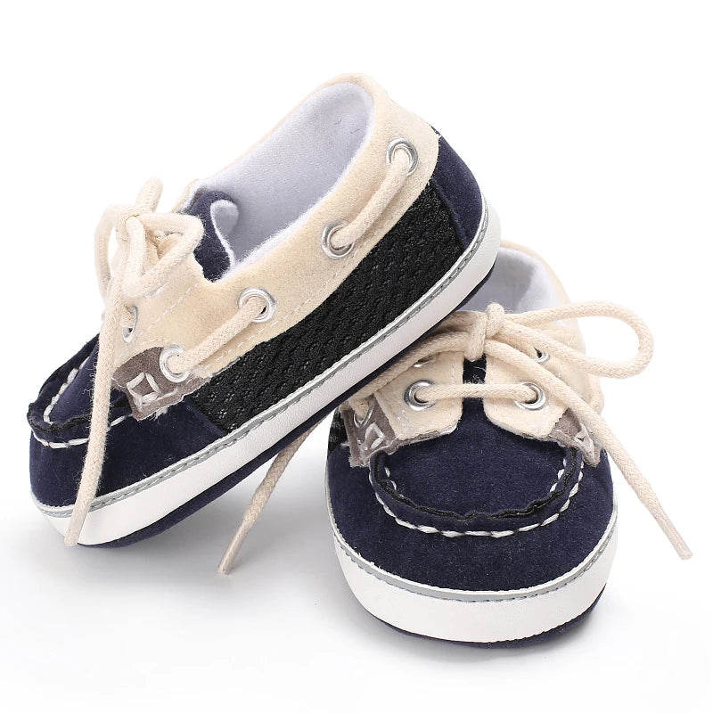 Baby Canvas Shoes – Soft Sole Casual Walking Sneakers